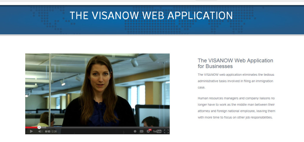 VISANOW Web Application Tour