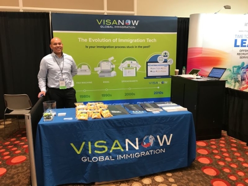 VISANOW booth at the TechServe Alliance 2016